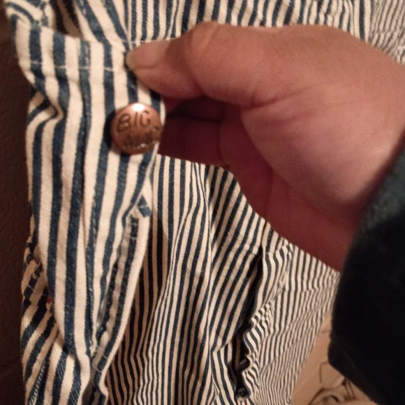 🦄Retails 200$ Vintage 1980 Big MacMen's Striped Corduroy Overalls